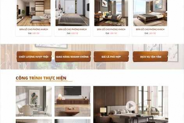 Giao diện website nội thất 15