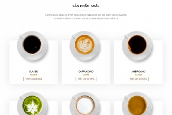 Giao diện website thực phẩm 3