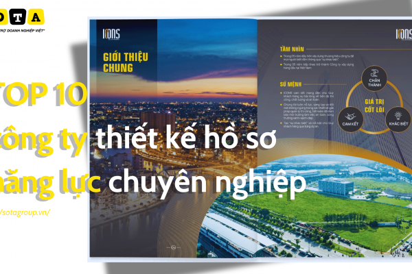 Top 10 công ty thiết kế hồ sơ năng lực chuyên nghiệp  