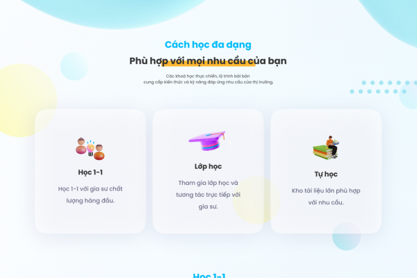 Thiết Kế Website Trung Tâm Anh Ngữ