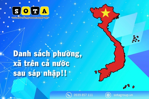 Tra cứu danh sách phường, xã trên cả nước sau sáp nhập