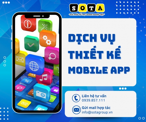 Dịch vụ thiết kế App di động trọn gói