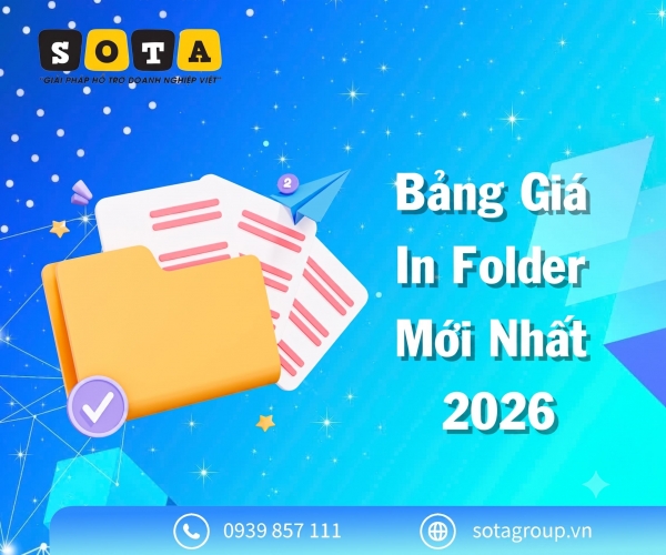 Bảng Giá In Folder Mới Nhất 2026