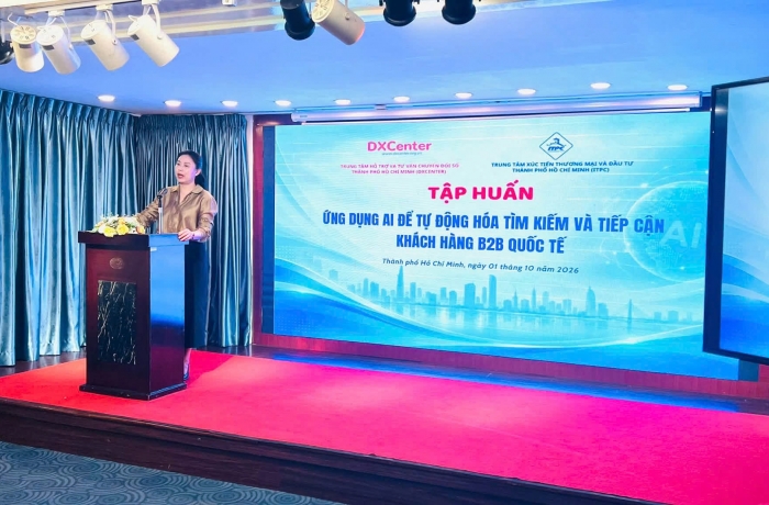 Đại diện SOTA tham gia tập huấn “Ứng dụng AI để tự động hóa tìm kiếm và tiếp cận khách hàng B2B quốc tế”