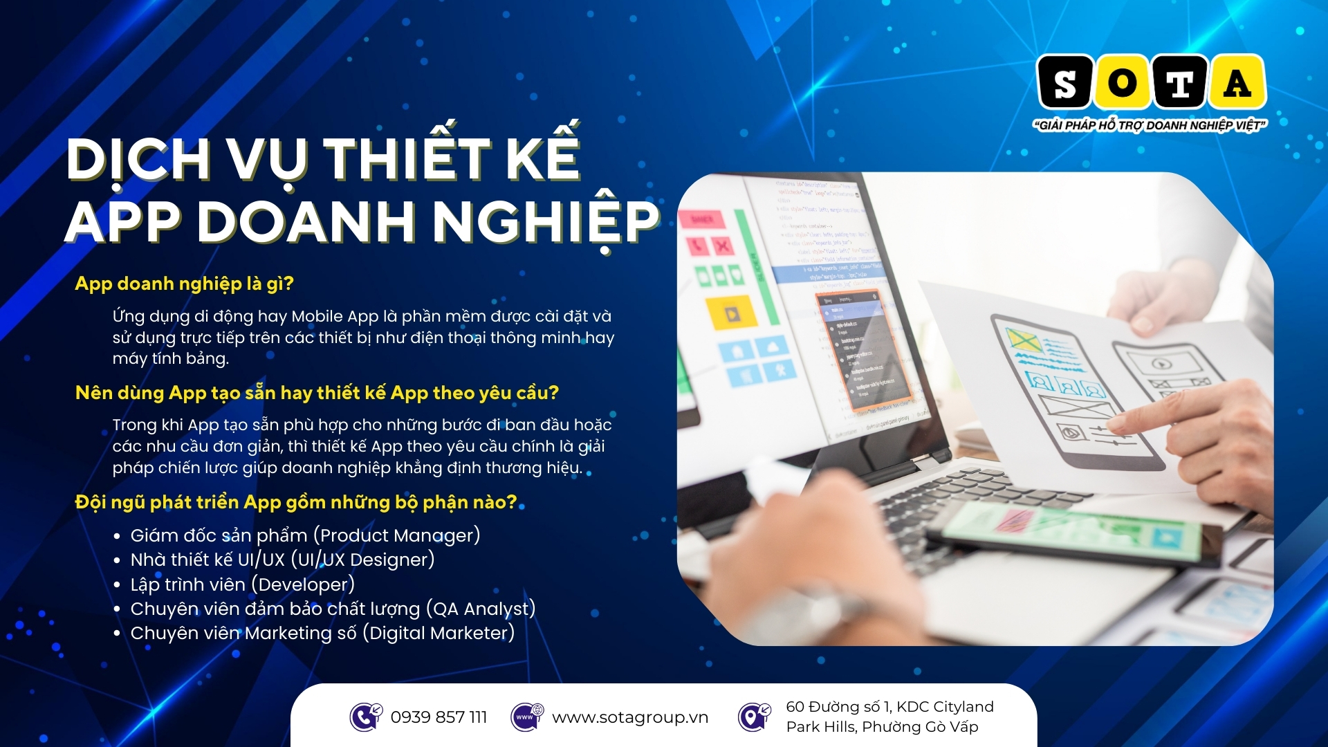 Dịch vụ thiết kế app chuyên nghiệp cho doanh nghiệp mới nhất 2025