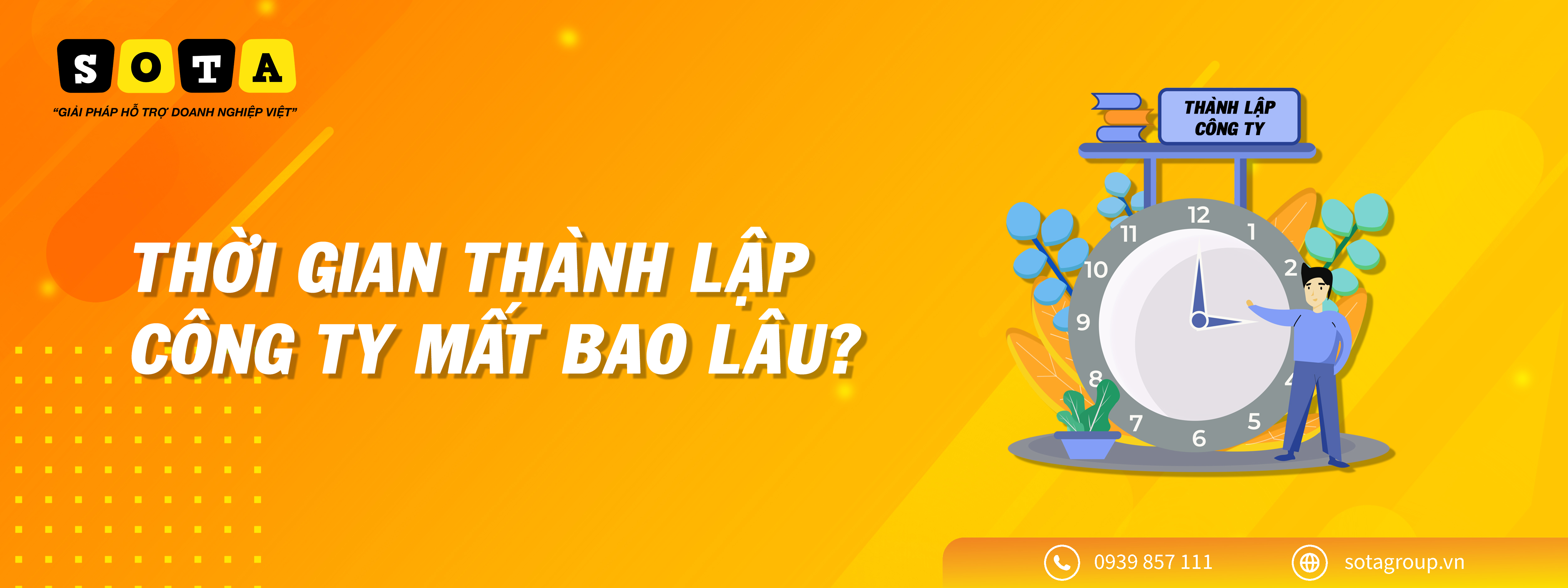 thời gian thành lập công ty mất bao lâu?