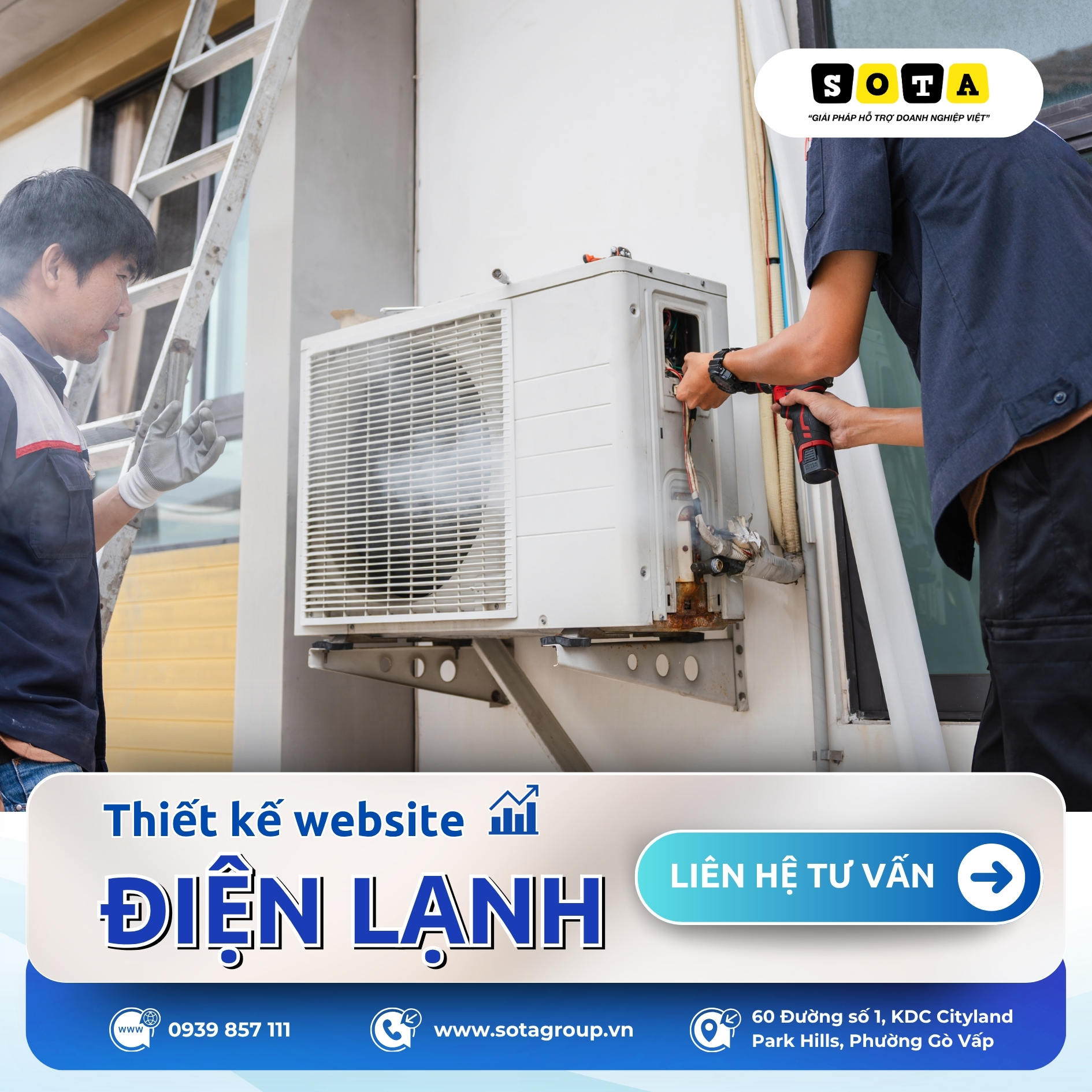 Thiết kế website điện lạnh Thiết kế website điện lạnh