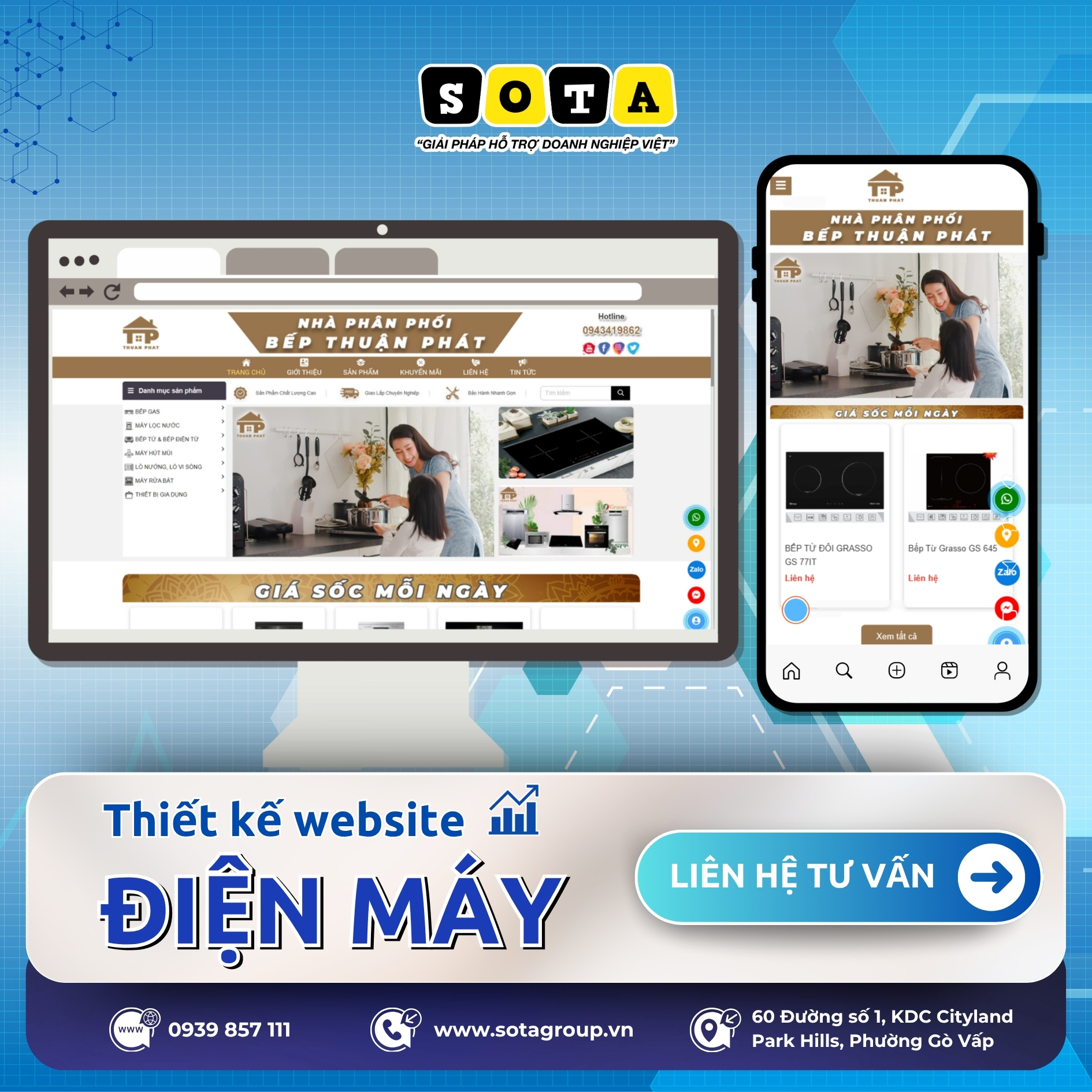 Thiết kế website điện máy Thiết kế website điện máy
