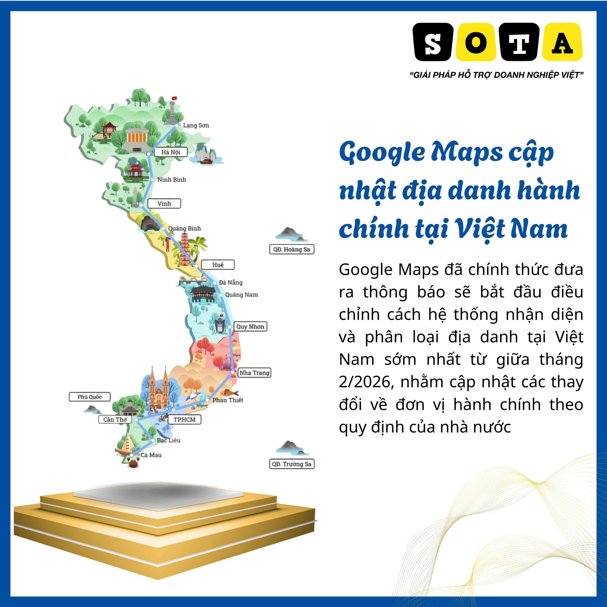 Google Maps điều chỉnh địa danh bản đồ? Doanh nghiệp cần làm gì?