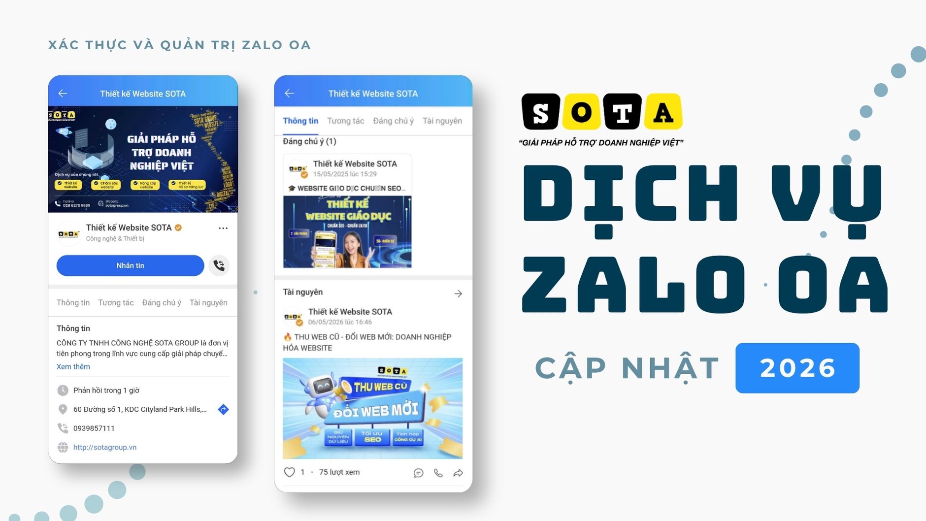 CUNG CẤP DỊCH VỤ ZALO OA UY TÍN TẠI TP.HCM