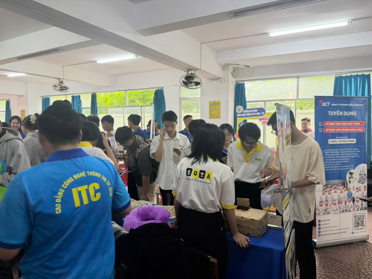 Không khí Ngày hội Việc làm ITC JOB FAIR 2026