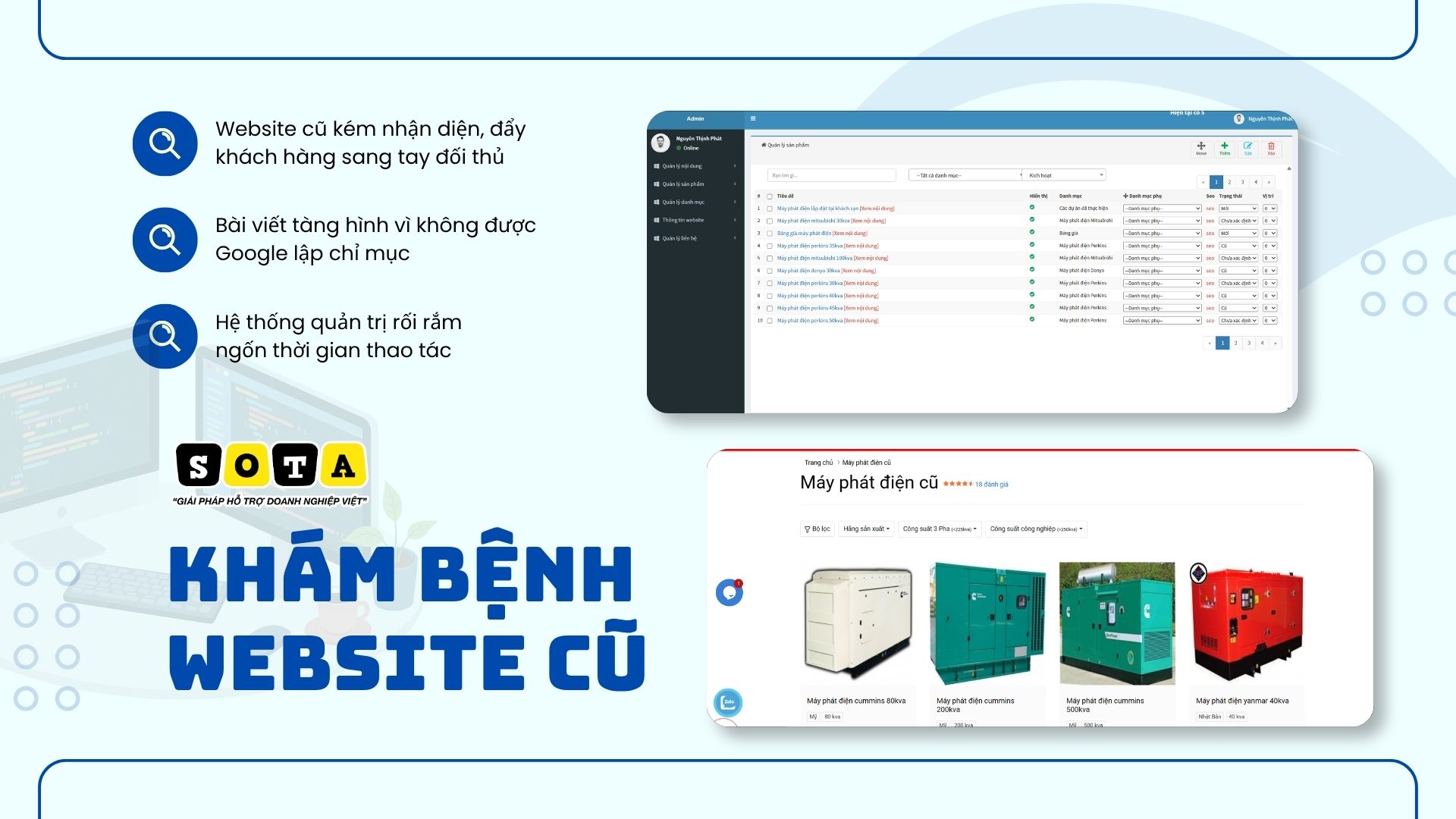 Thu cũ đổi mới Website tháng 5 - Doanh nghiệp hóa Website