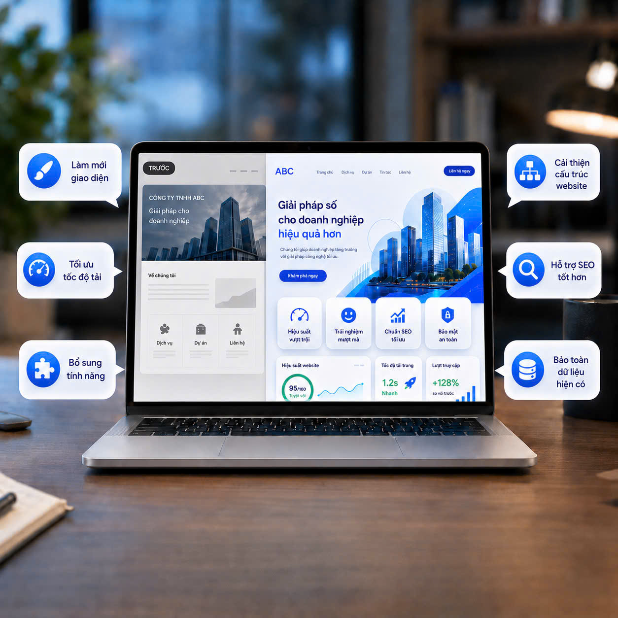 Nâng cấp website hiện hữu