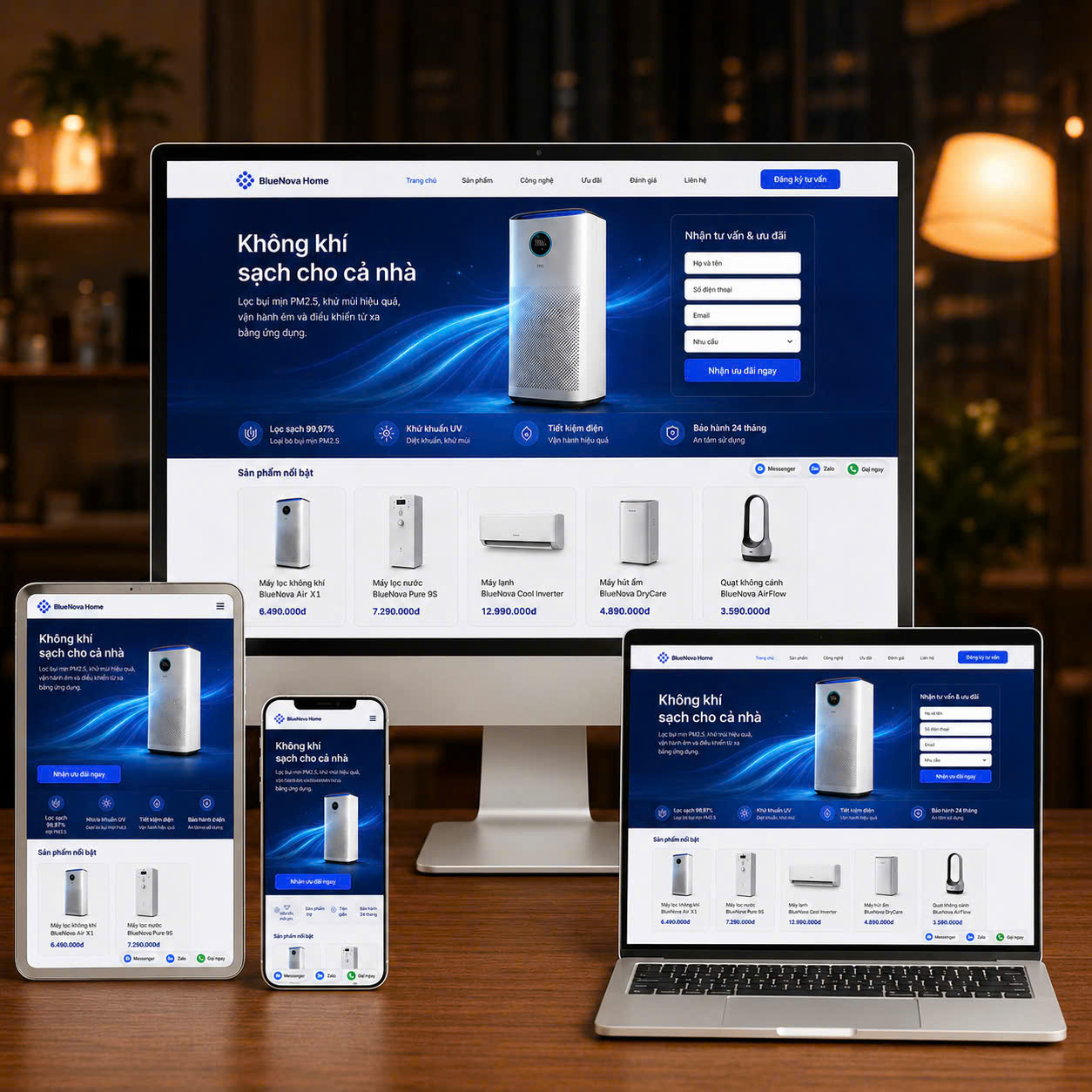 Thiết kế Landing Page theo yêu cầu