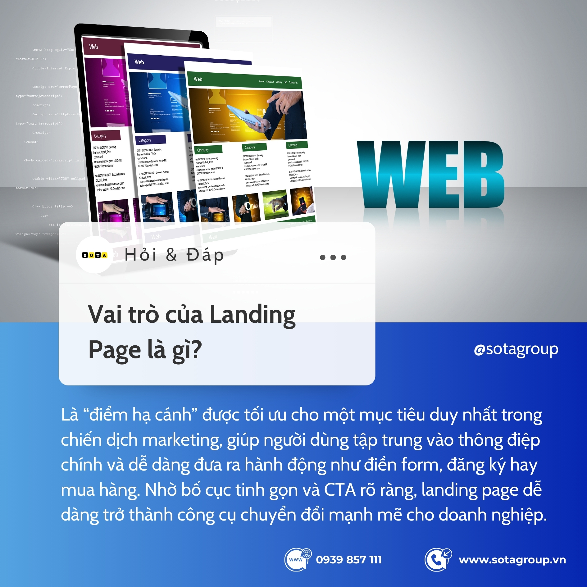 Landing Page để làm gì? Landing Page để làm gì?