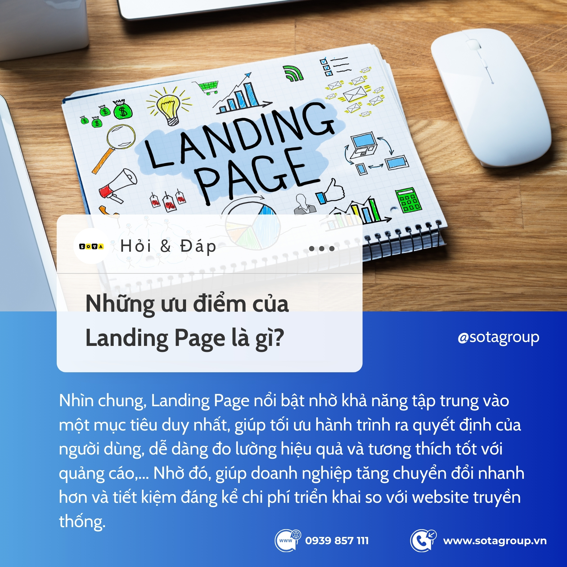 Ưu điểm của Landing Page Ưu điểm của Landing Page