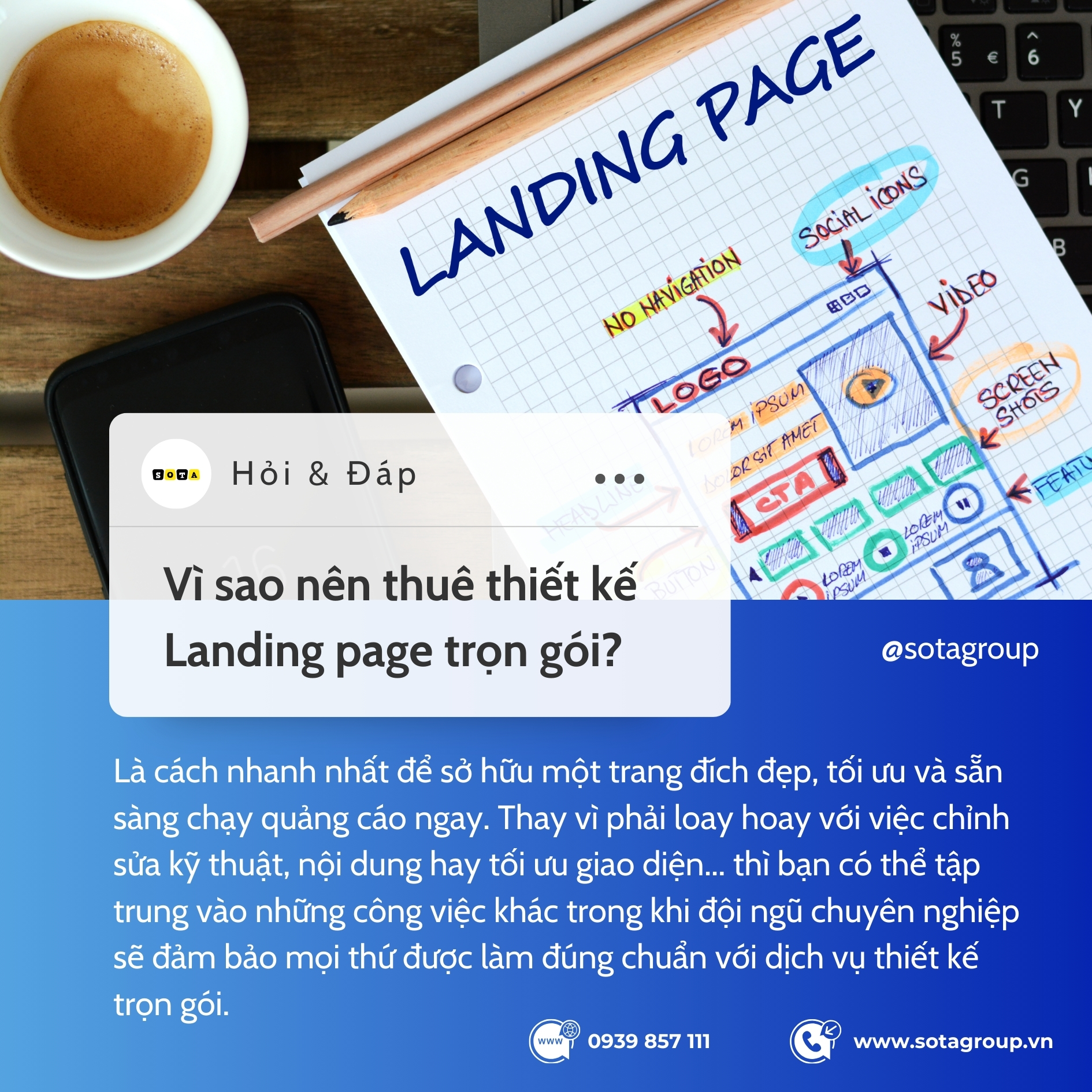 Dịch vụ thiết kế Landing Page trọn gói Dịch vụ thiết kế Landing Page trọn gói
