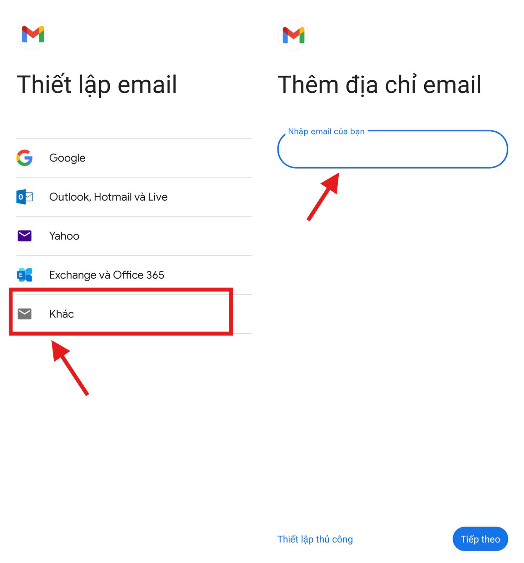 Hướng dẫn cài mail doanh nghiệp cho điện thoại Android mới nhất 2025