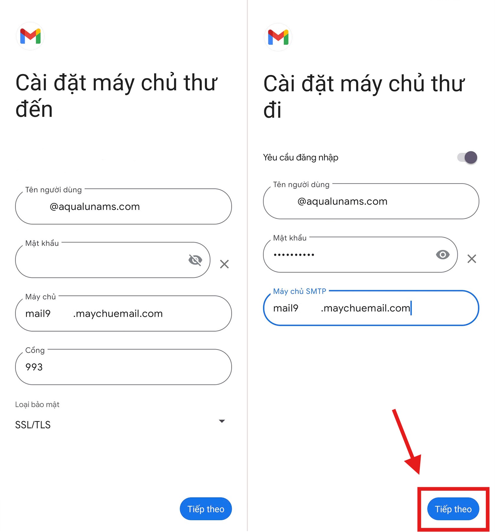 Hướng dẫn cài mail doanh nghiệp cho điện thoại Android mới nhất 2025
