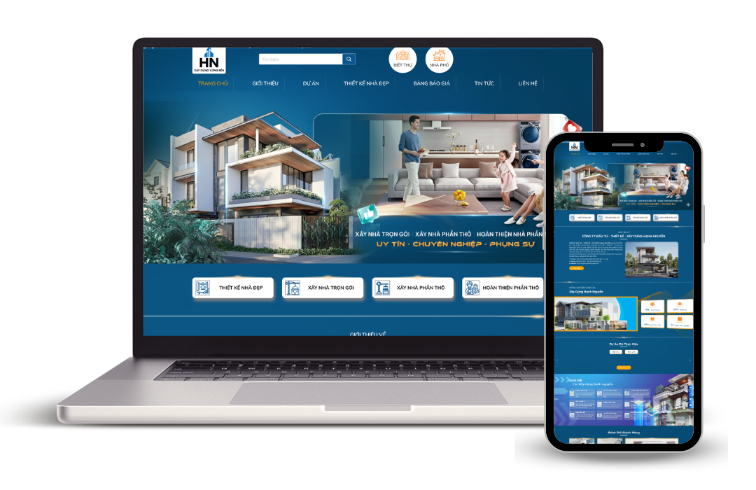 Thiết kế website xây dựng