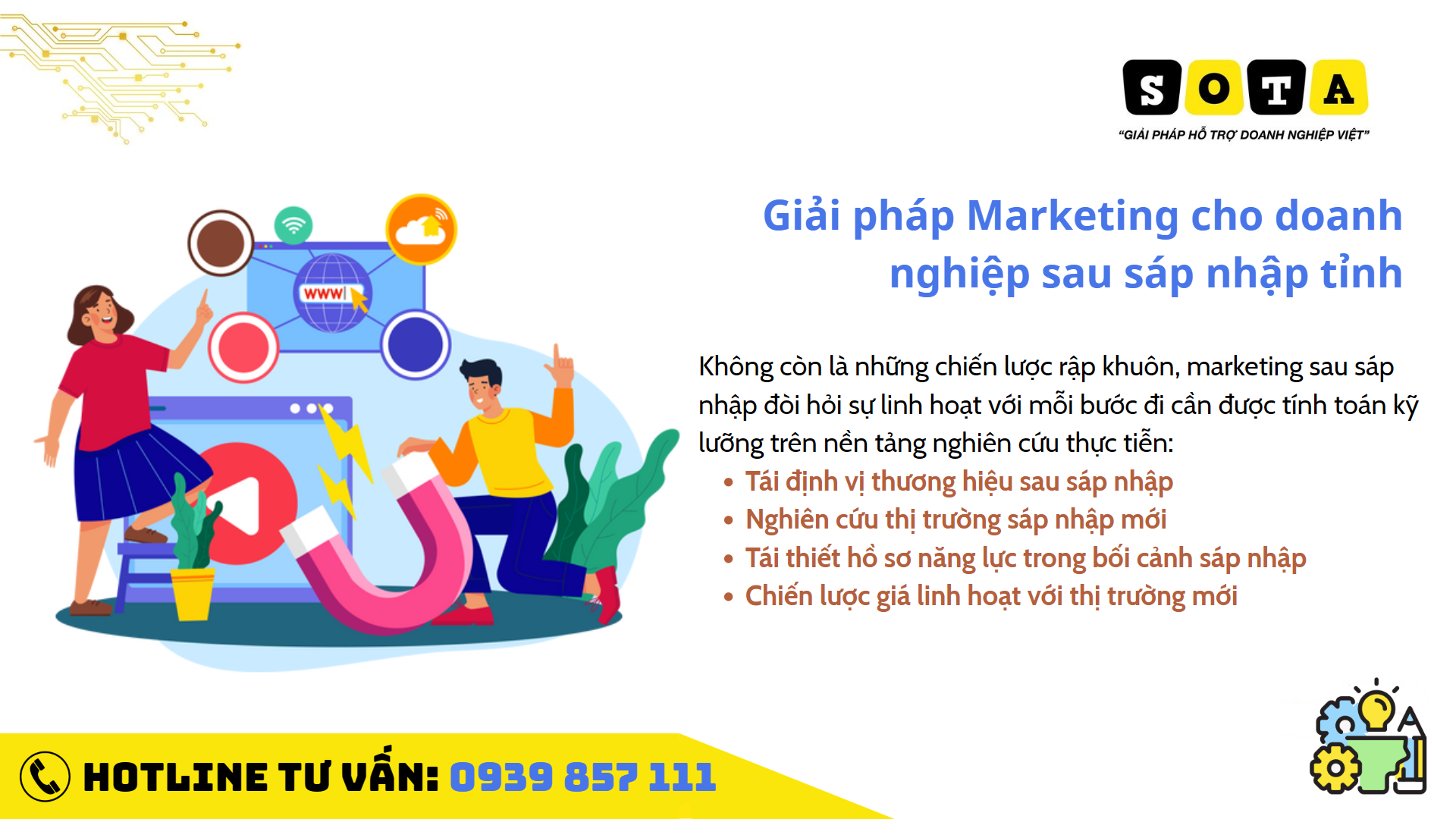Xu hướng marketing cho doanh nghiệp sau sáp nhập tỉnh
