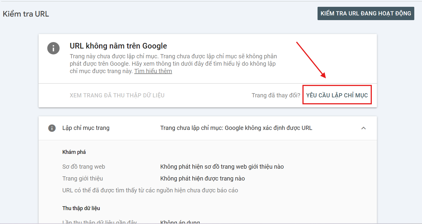 Hướng dẫn liên kết và lập chỉ mục bài viết với Google Search Console