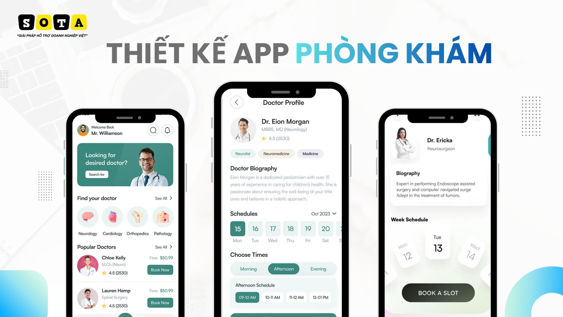Thiết kế app phòng khám