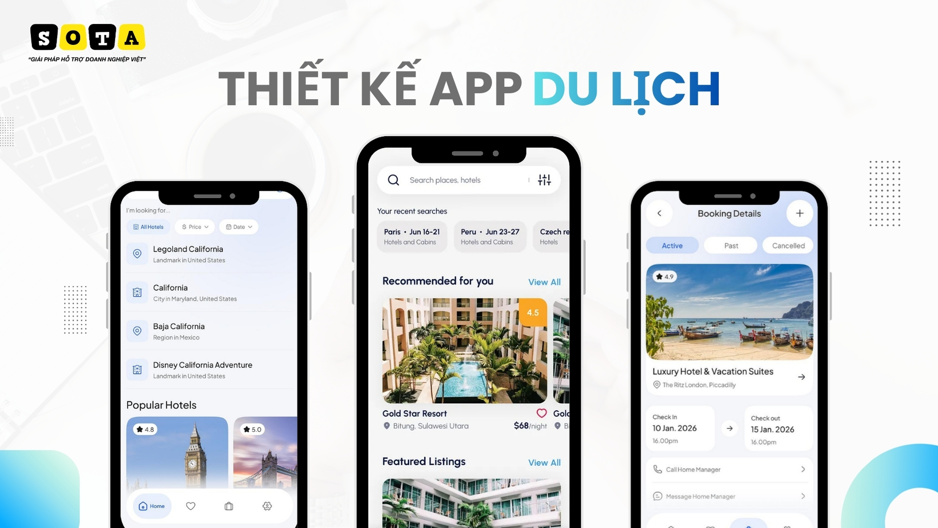 Thiết kế app du lịch