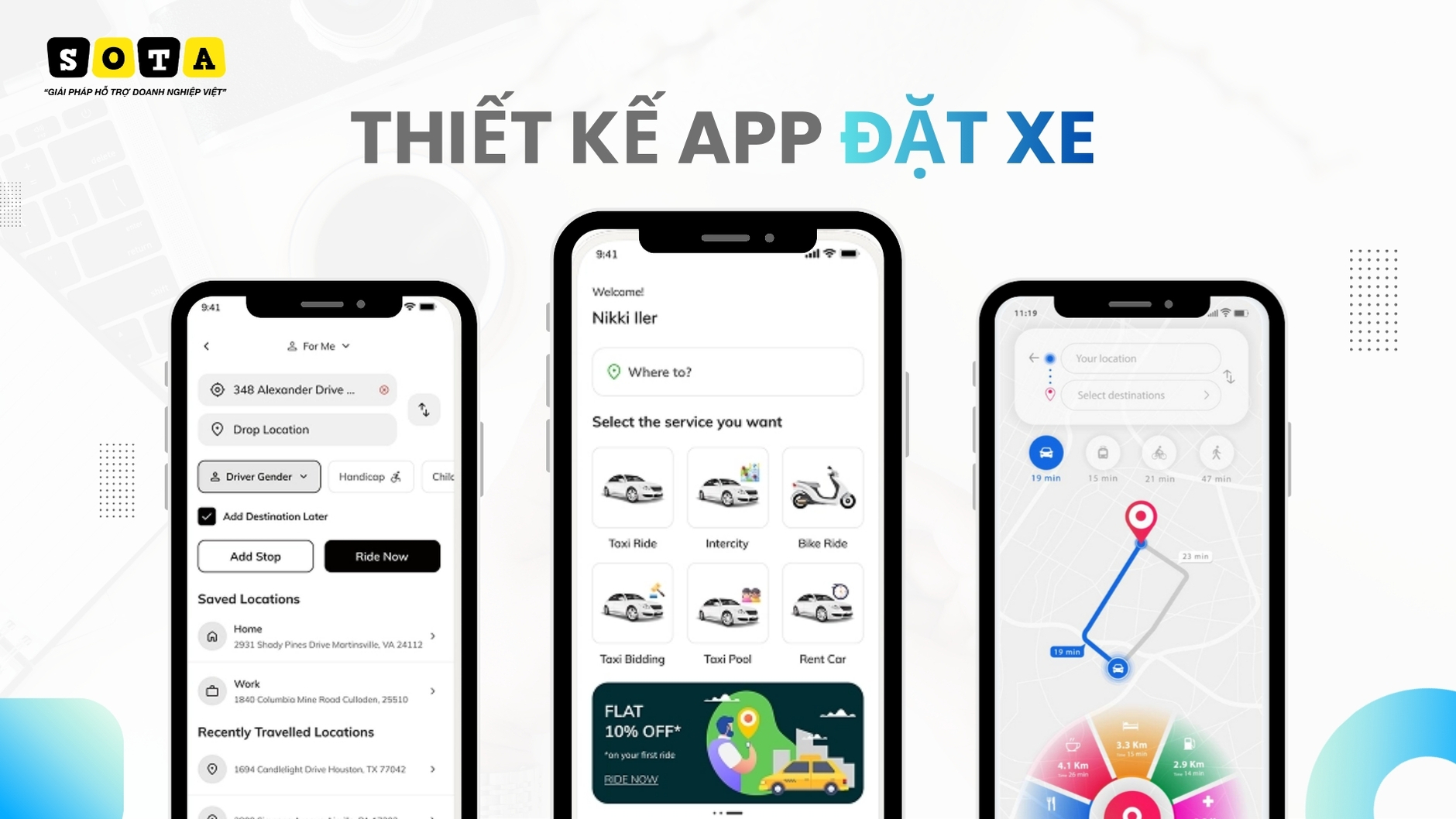 Thiết kế app đặt xe công nghệ