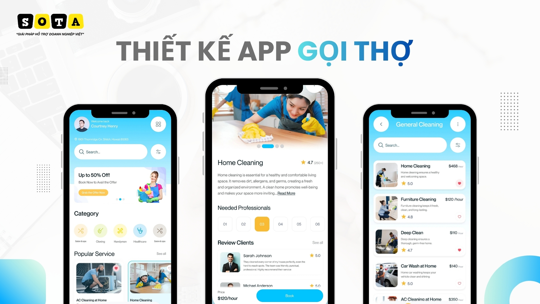 Thiết kế app dịch vụ