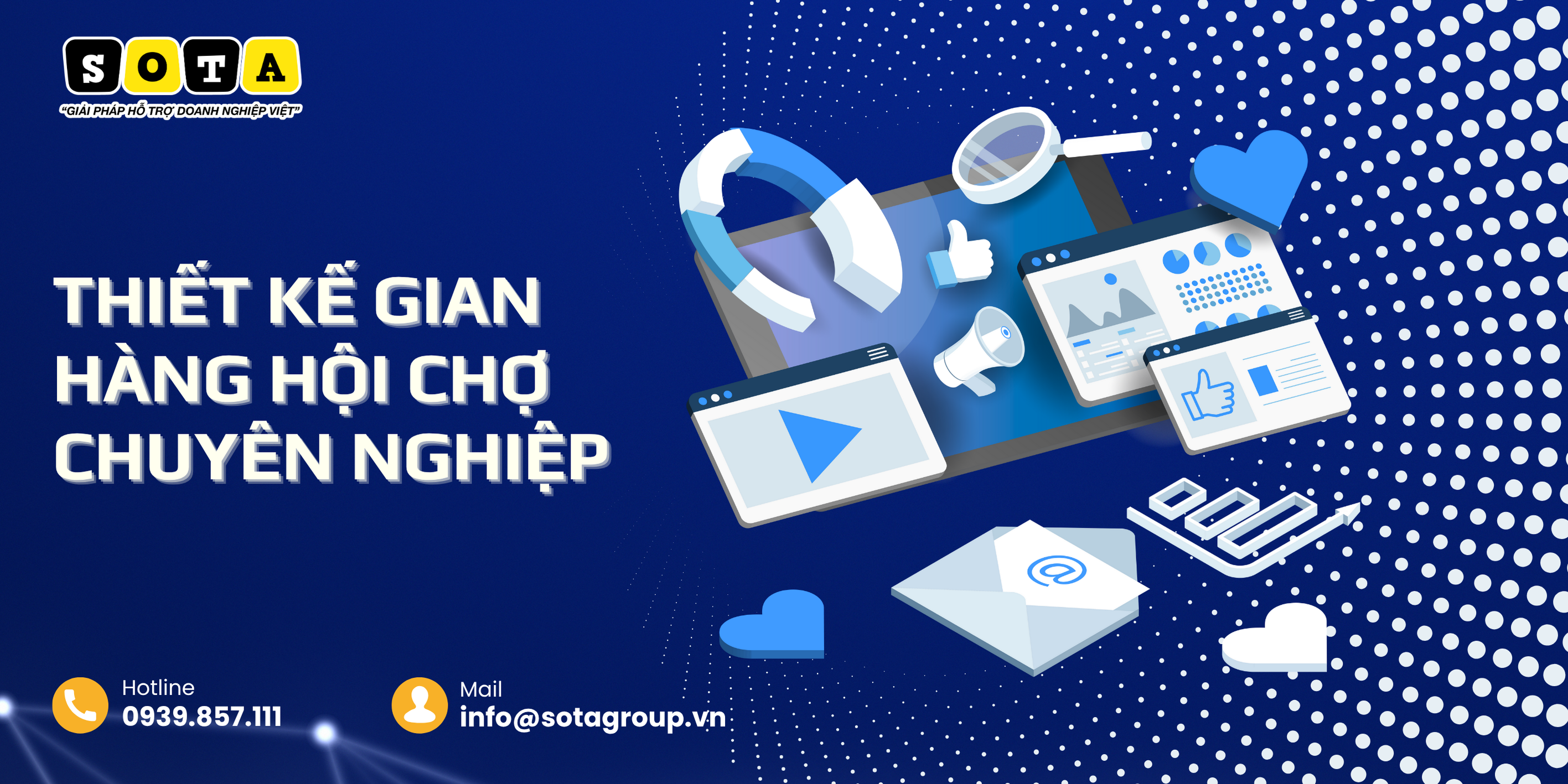 Dịch vụ thiết kế gian hàng hội chợ 