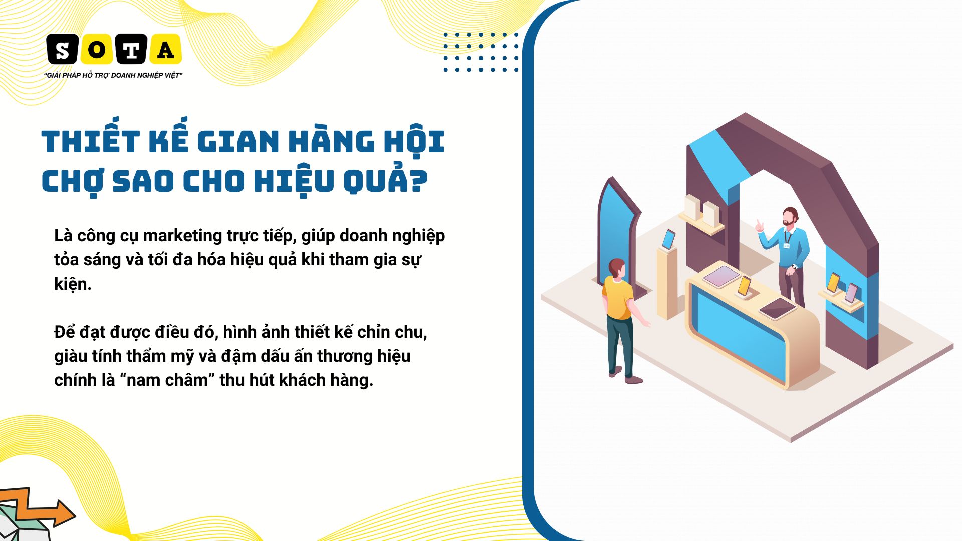 Dịch vụ thiết kế gian hàng hội chợ, triển lãm tại TP.HCM