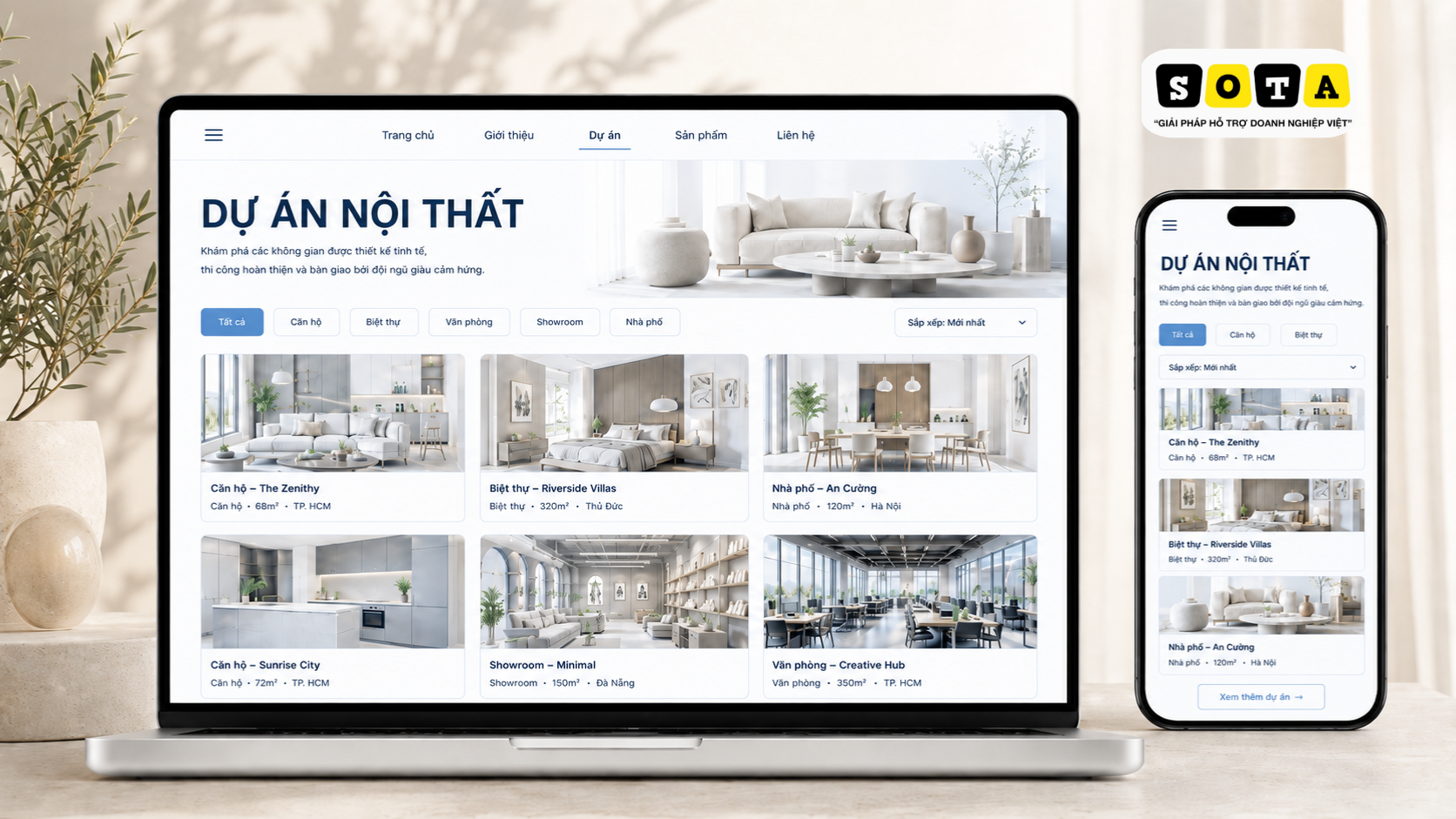 Thiết kế website nội thất tại Gia Lai Thiết kế website nội thất tại Gia Lai