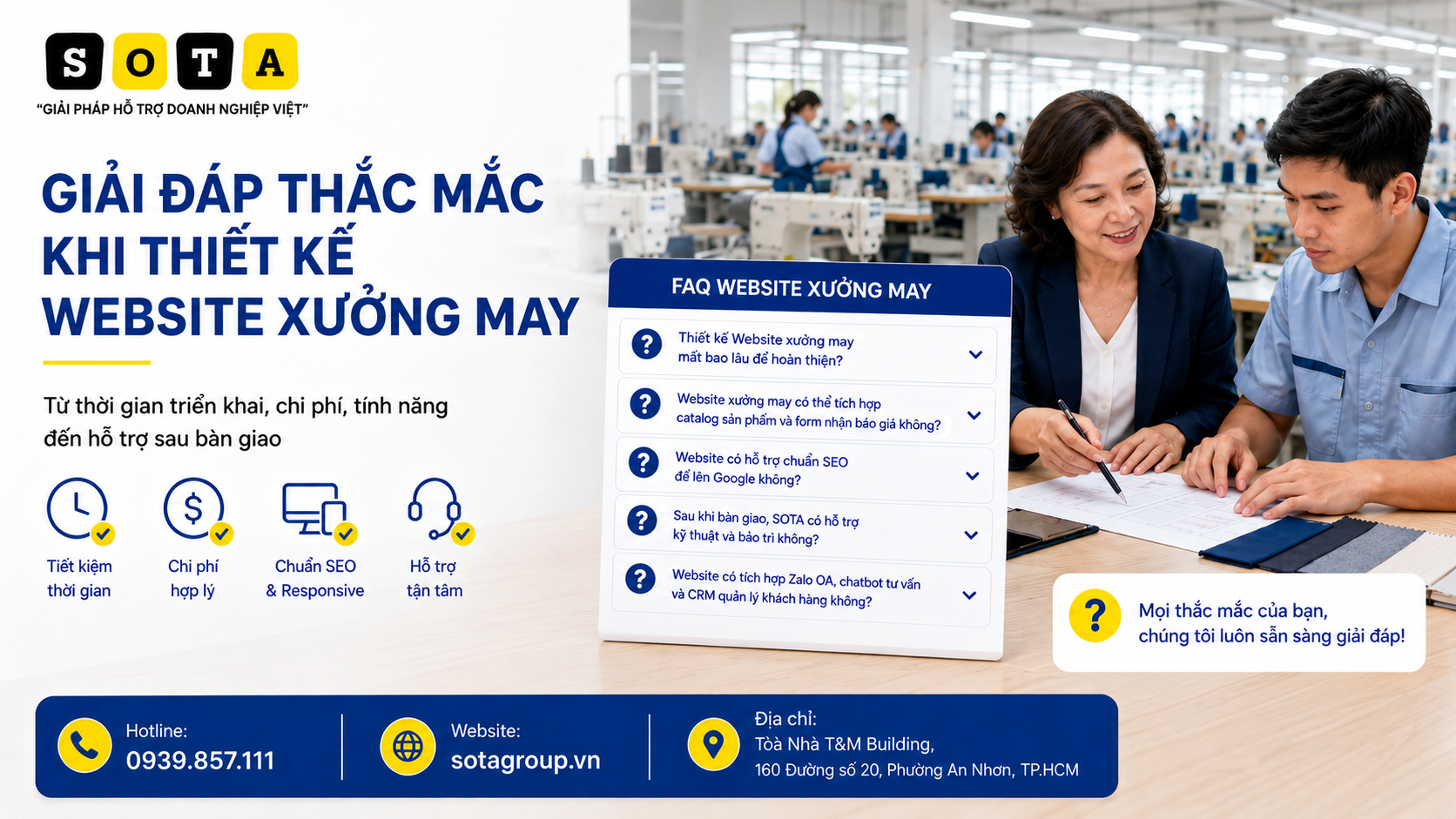Thiết kế website xưởng may
