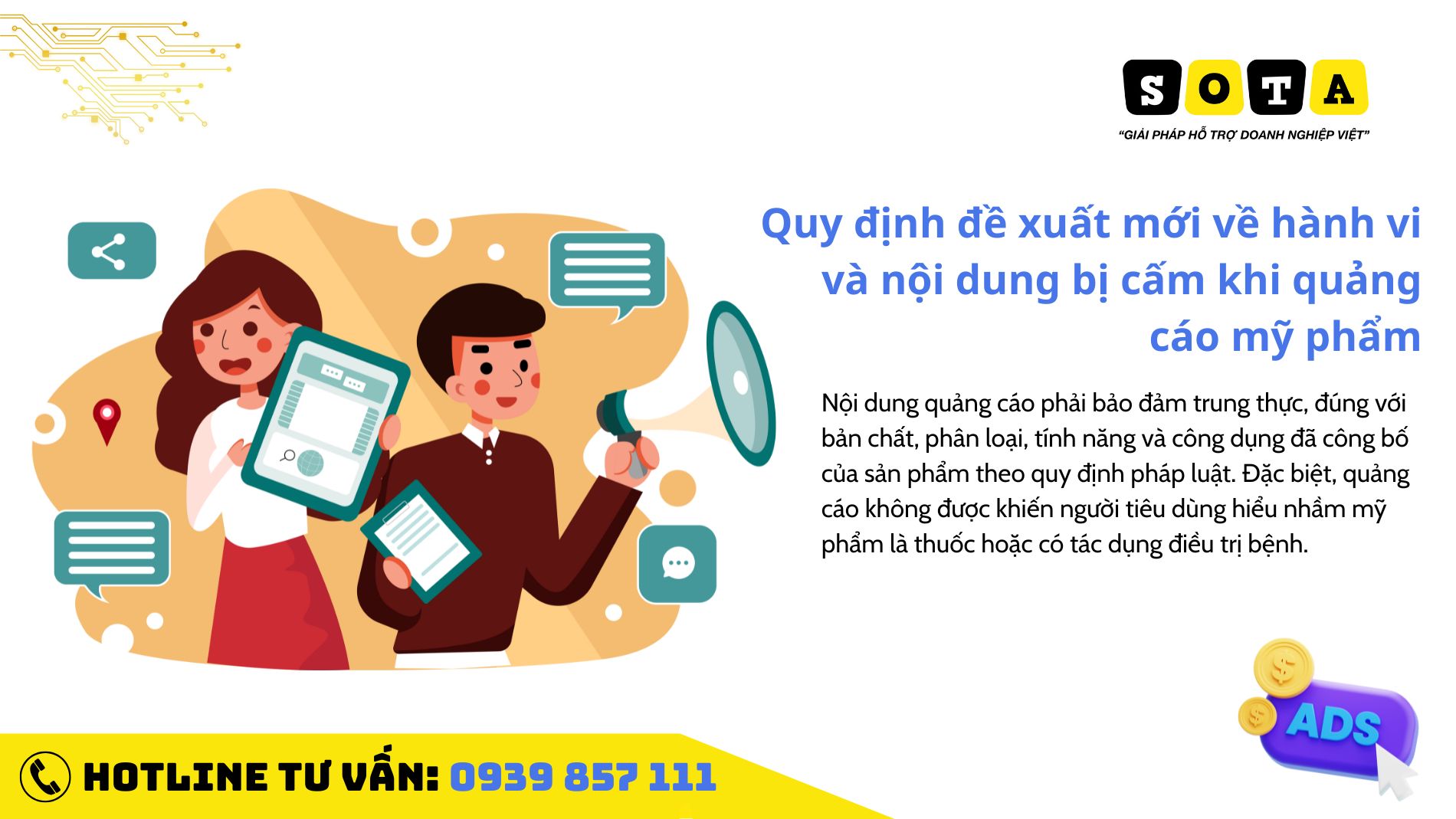 Các từ khóa và hành vi bị cấm trong quảng cáo mỹ phẩm 2025