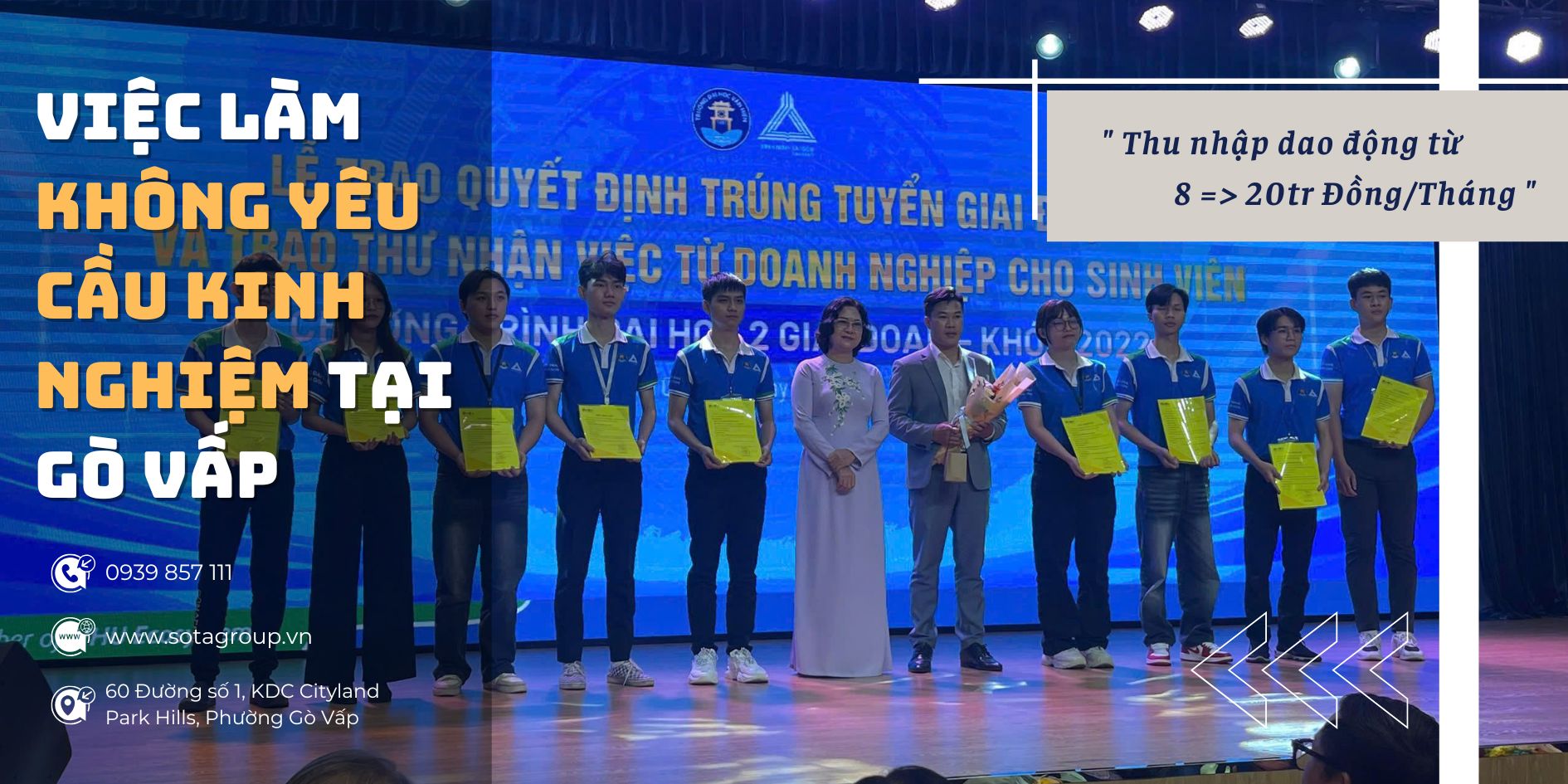 việc làm văn phòng tại Gò Vấp