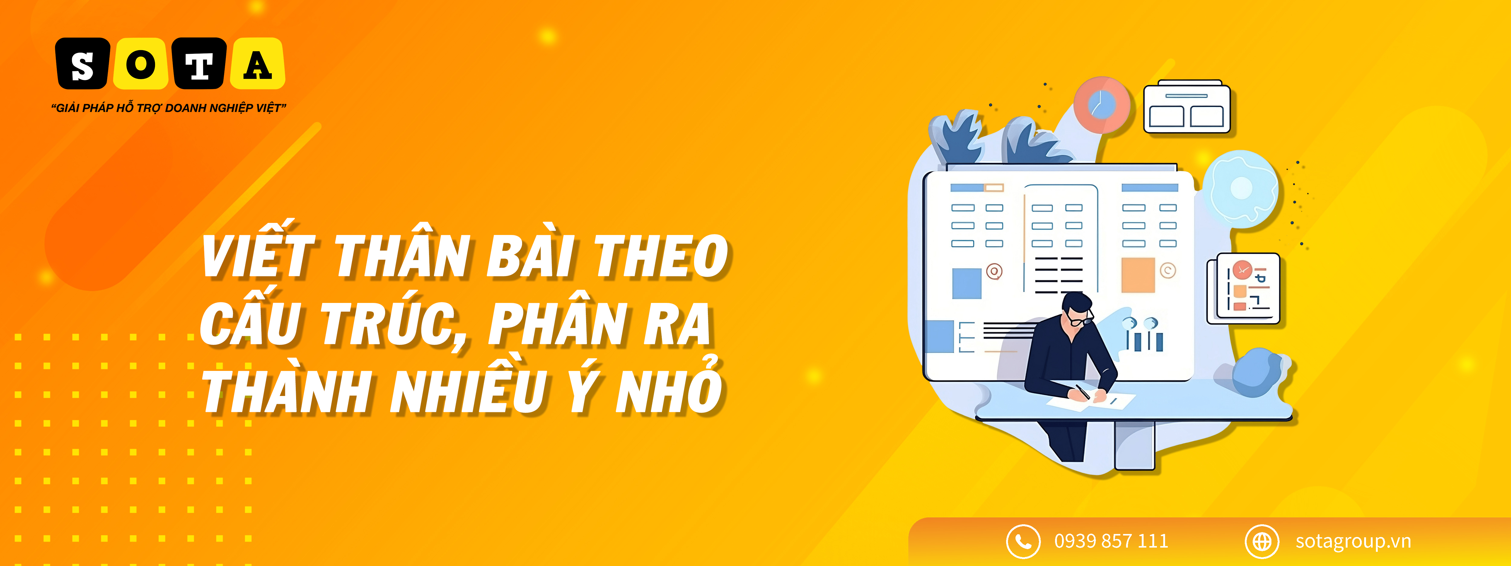 viết thân bài theo cấu trúc