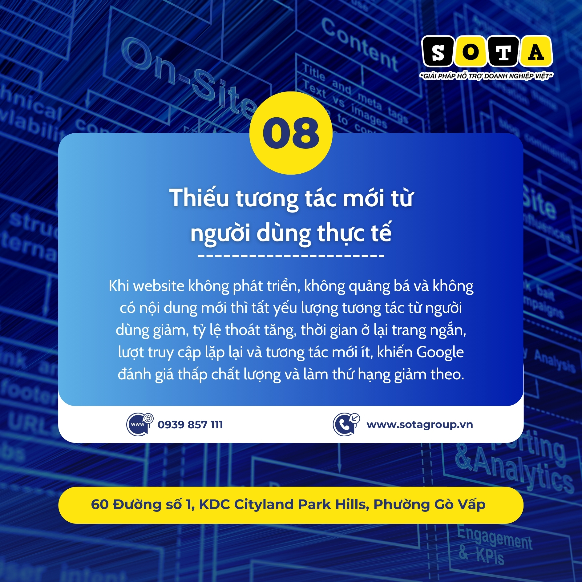 Website bị rớt hạng sau khi ngừng SEO? Nguyên nhân do đâu?