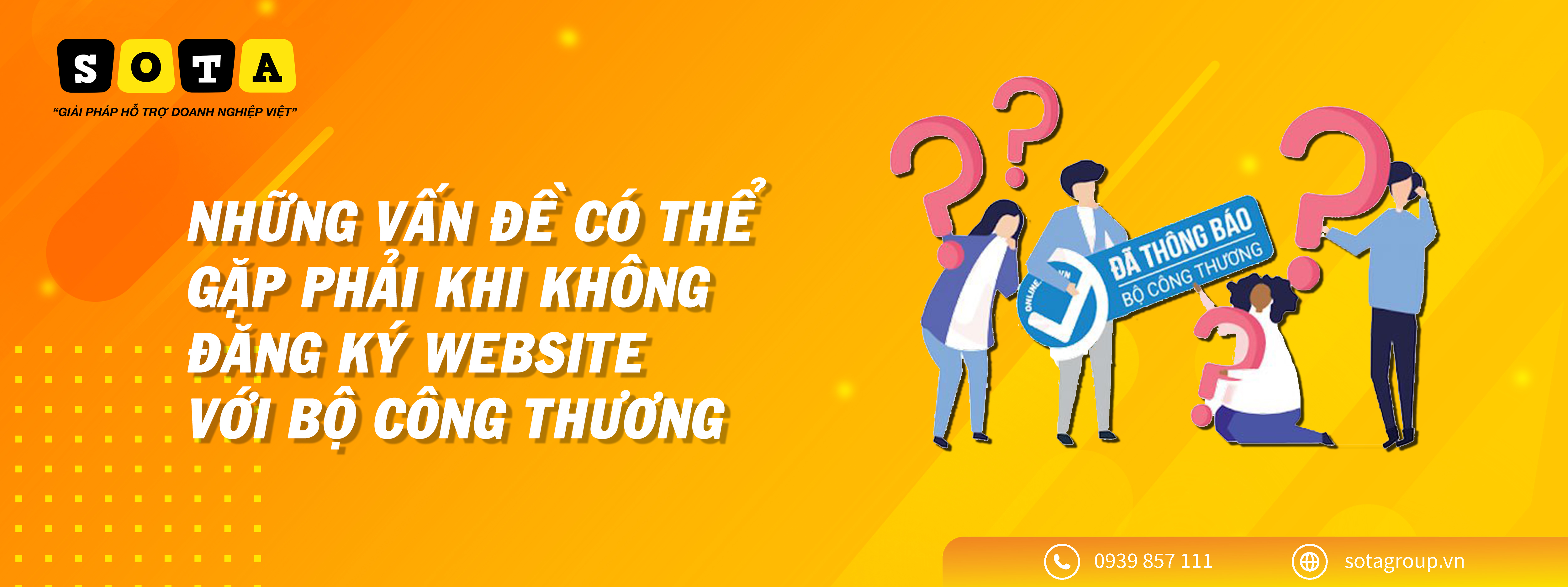 Những vấn đề có thể gặp phải khi không đăng ký website với bộ công thương