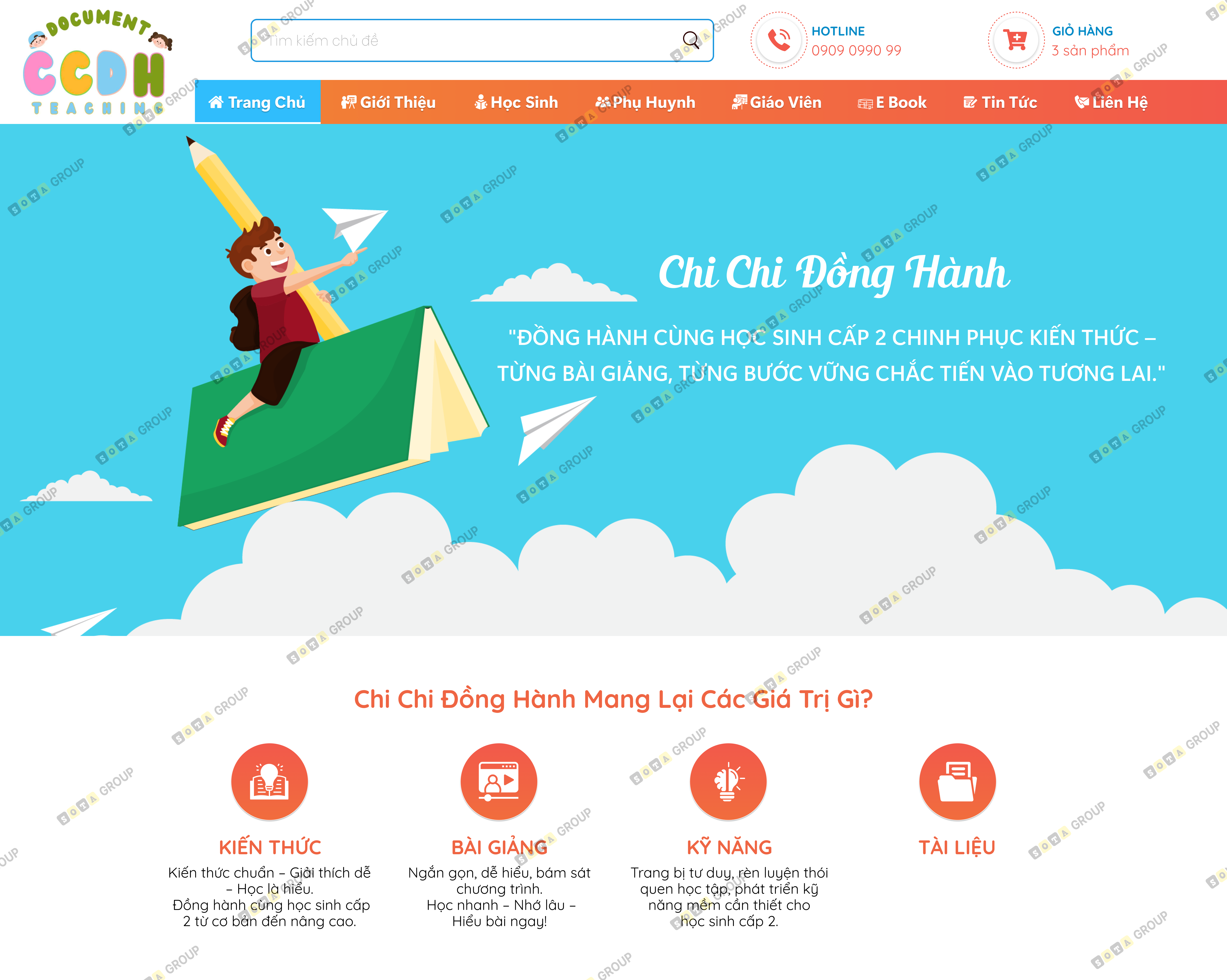 Thiết kế website giáo dục chuẩn SEO