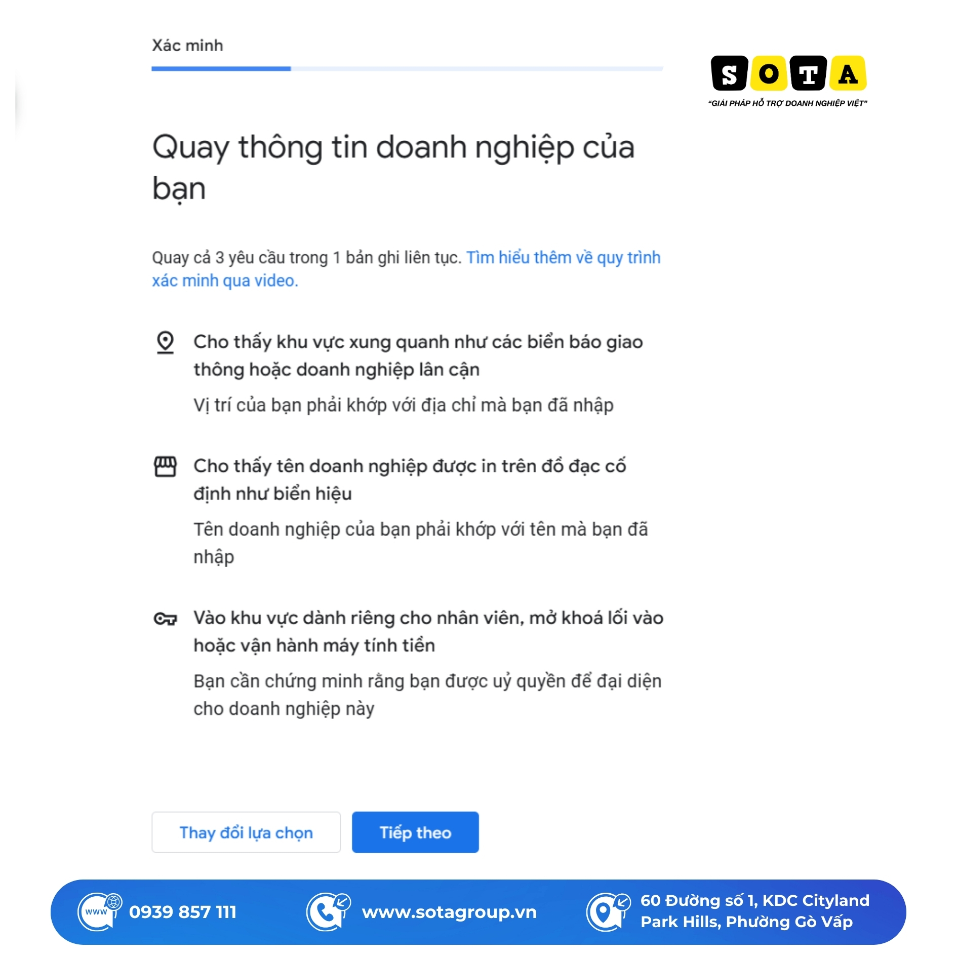 Hướng dẫn xác minh google map Hướng dẫn xác minh google map