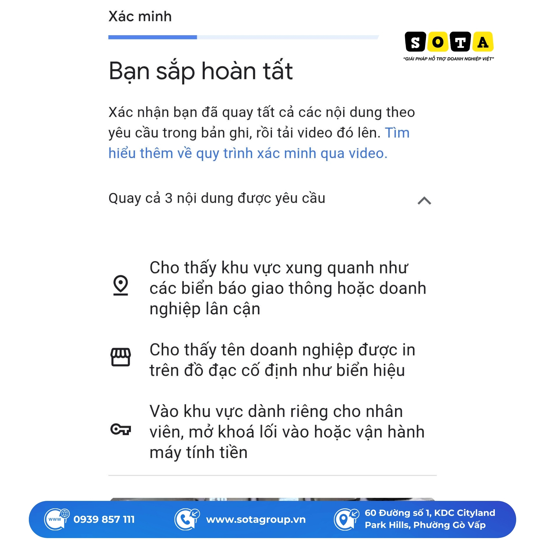 Hướng dẫn xác minh google map Hướng dẫn xác minh google map