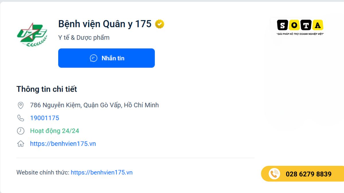 Tạo Zalo OA cho bệnh viện Hồ Chí Minh