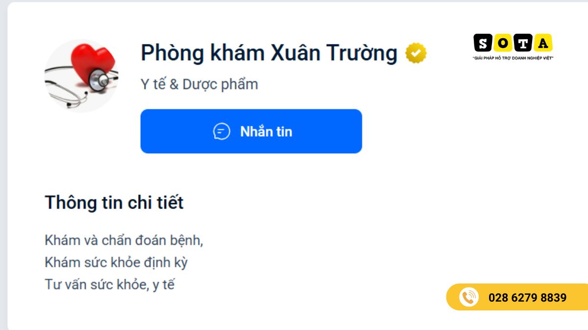 Tạo Zalo OA cho phòng khám