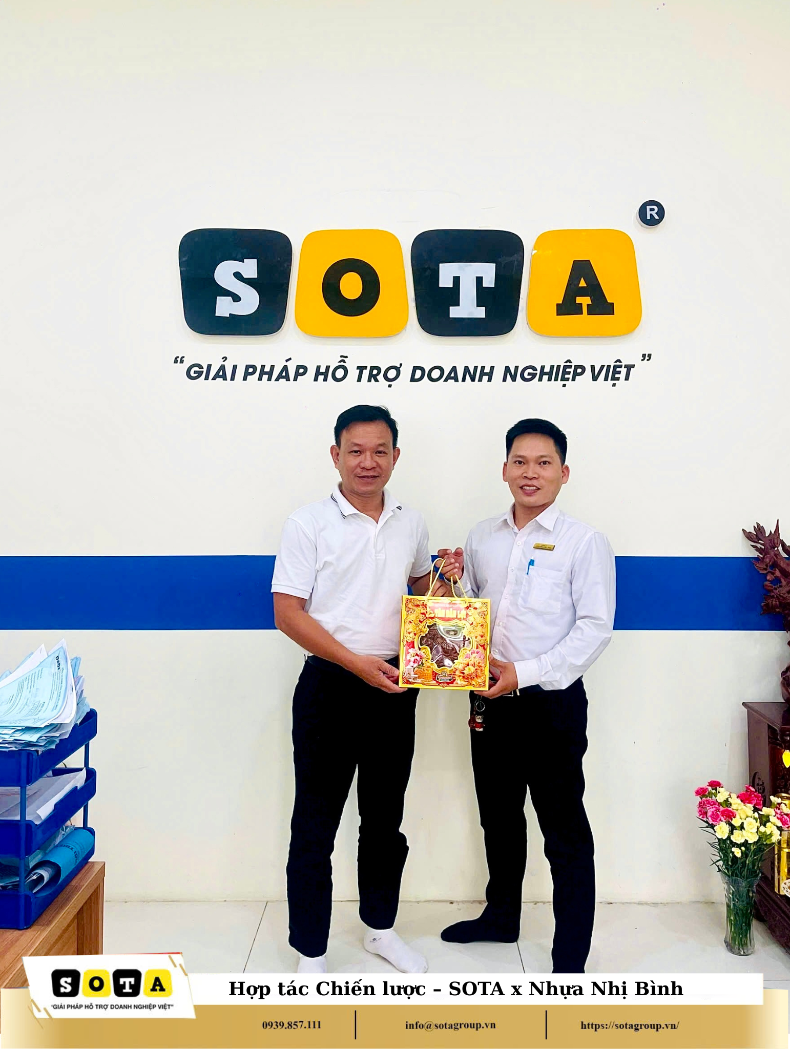 SOTA Group và Nhựa Nhị Bình - đối tác chiến lược trong 3 năm