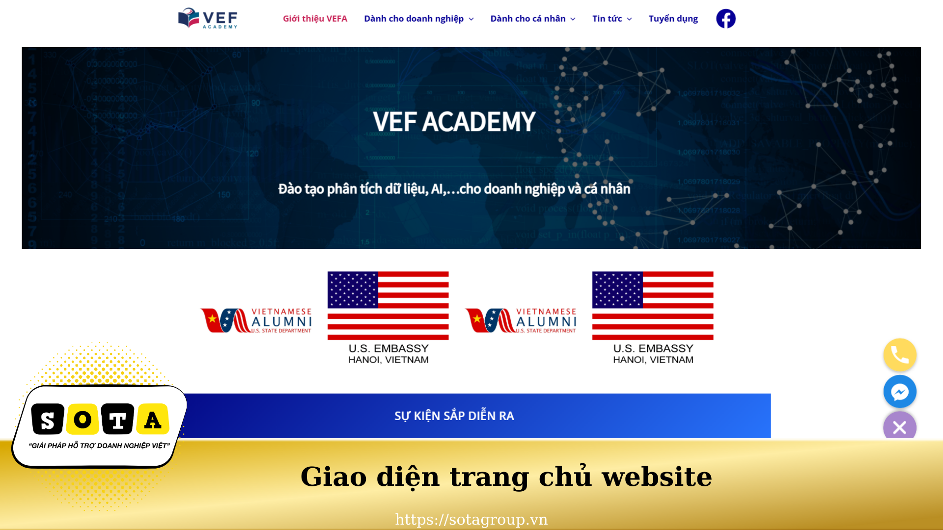 Trang chủ chính thức của vef academy